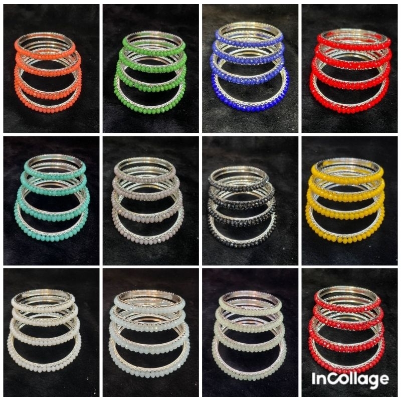 กำไลแขกสีสันสดใสจากอินเดีย beautiful colorful guest bangles from india