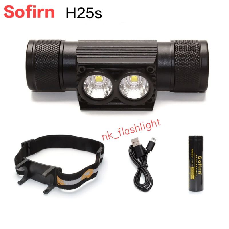 Sofirn D25S(H25S) ไฟหน้า Led 1200lm Luminus SST40 Type-C