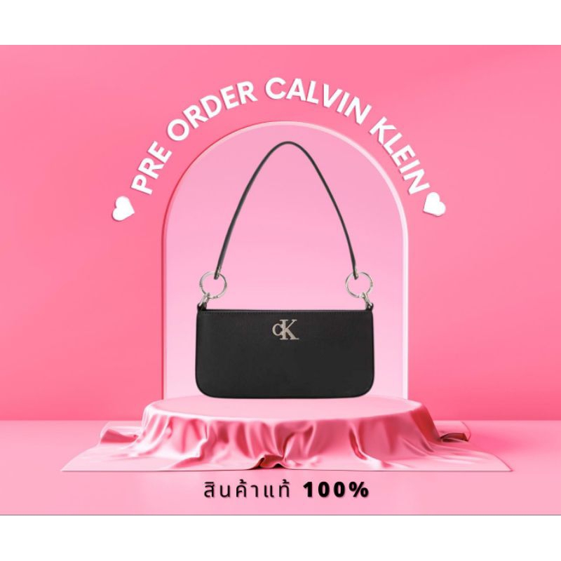 Calvin Klein กระเป๋าสะพายข้างผู้หญิง กระเป๋าCk ของแท้100%