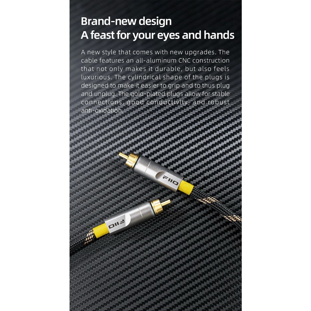 [-ประกันศูนย์ไทย-] FiiO LR-RCA5 สาย RCA Digital Audio Coaxial สำหรับเครื่องเสียง ราคา ถูกที่สุด ดีลบีเคเค แกลเลอรีภาพที่ 3