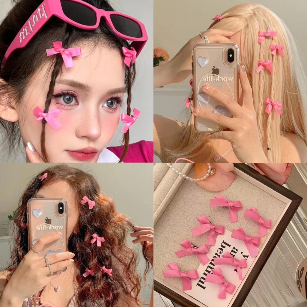 (ส่งด่วนภายใน5ชม) รุ่นDro567 รวมกิ๊ฟโบว์น่ารักๆ ติดผม งานแฟชั่น งานสีสันน่ารัก