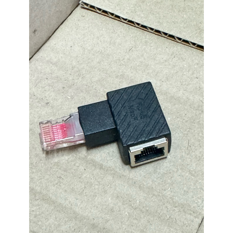 RJ45ชายหญิง90องศาสำหรับ Cat5 Cat6 LAN Ethernet สายเคเบิลเครือข่าย Extender ราคา ถูกที่สุด ดีลบีเคเค แกลเลอรีภาพที่ 3
