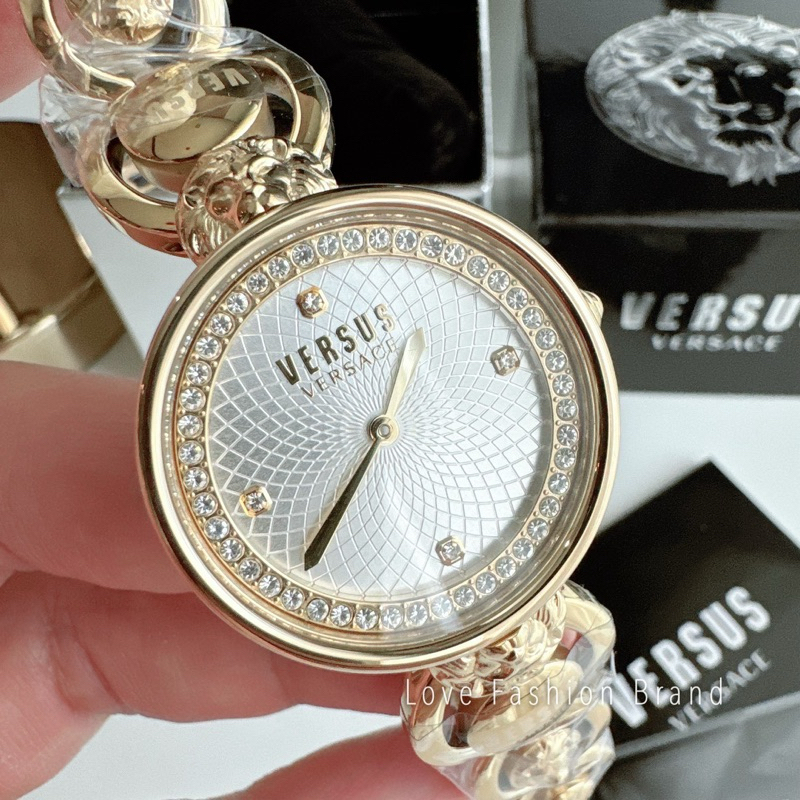 👑ผ่อน0%~แท้100%👑 นาฬิกาข้อมือ VERSUS VERSACE Women's Watch สีทอง