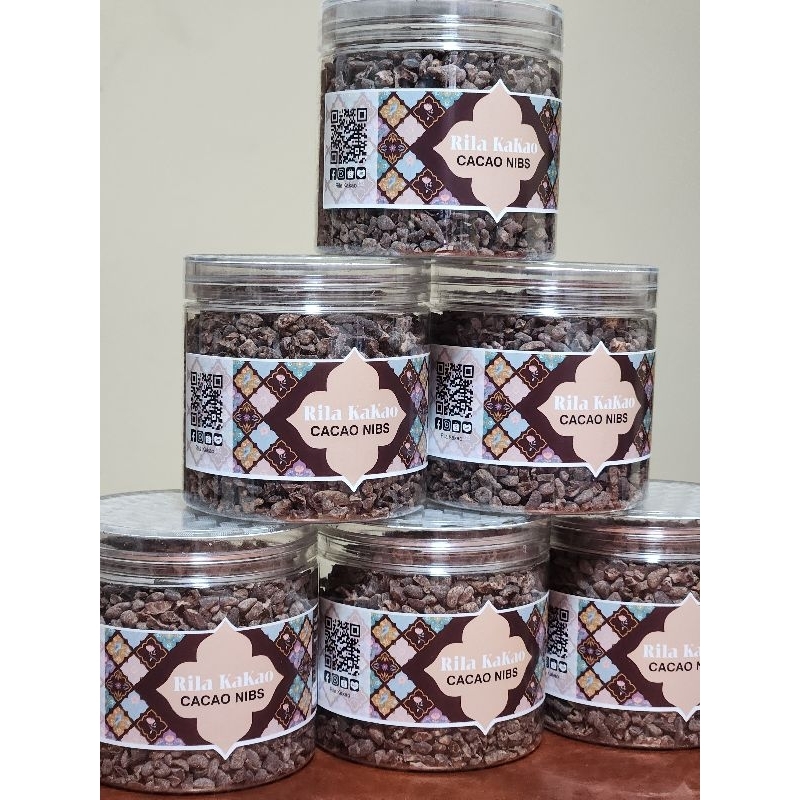 คาเคานิปส์ 100% เนื้อโกโก้เกรดพรีเมี่่ยม ไม่เติมน้ำตาล Cacao Nibs 100%Natural from Thailand [170g.]
