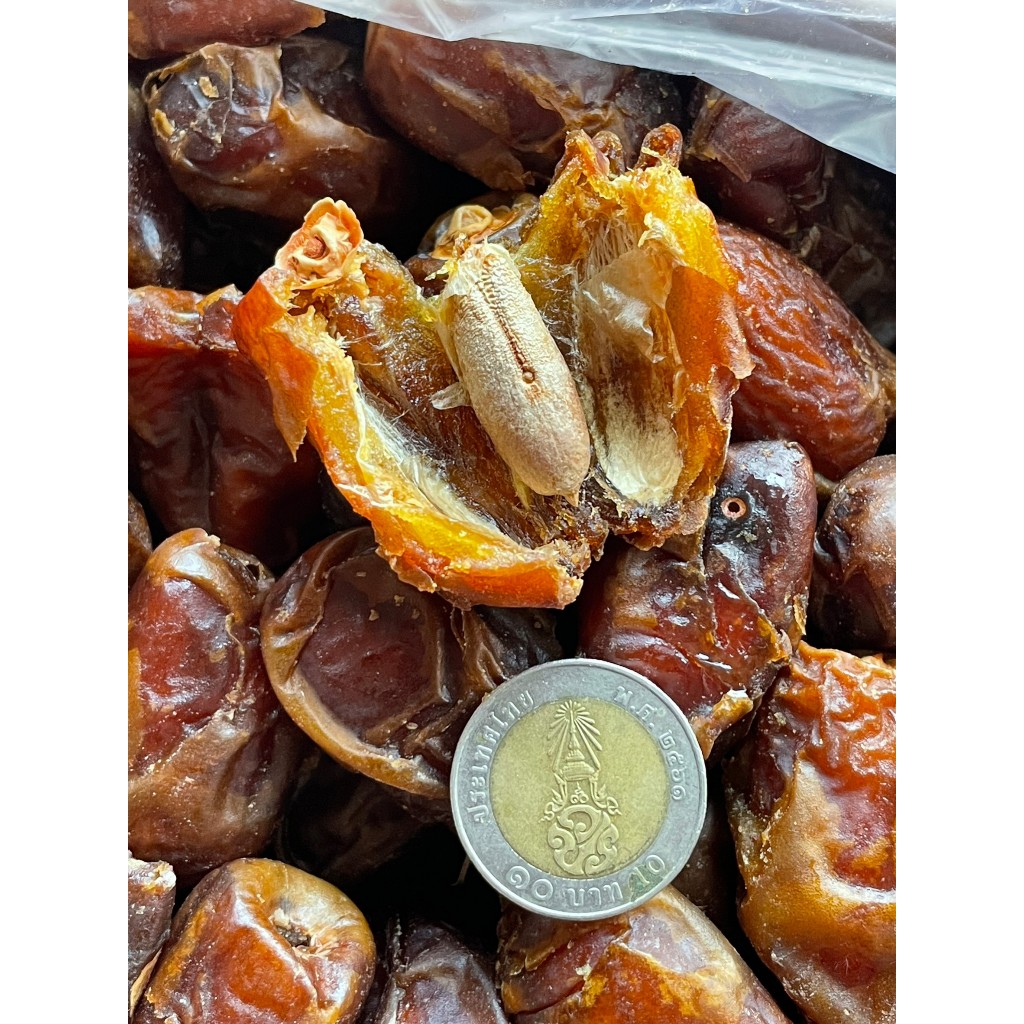 124 บาท อินทผาลัม เนื้อหวาน ทานง่าย นน 1 กก ราคาพิเศษ /จัดส่ง อินทผาลัม 1 โล/
