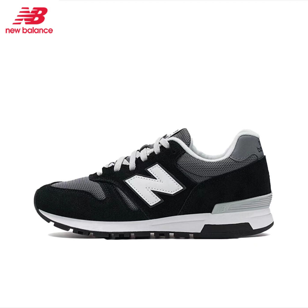 New Balance รองเท้าผ้าใบ รองเท้าแฟชั่น New Balance NB 565 ของแท้100% 【เทา - ดำ】