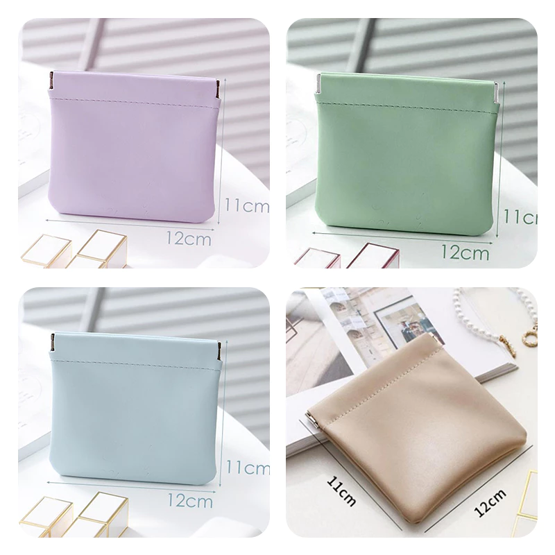 กระเป๋าหนัง PU พกพา ใส่เหรียญ กุญแจ 4 สี thumbnail 10