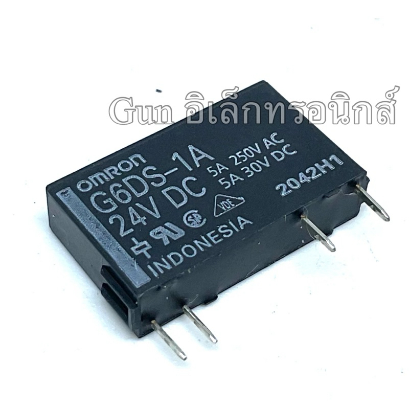 G6DS-1A 24VDC OMRON 4ขา หน้าคอนแทค 5A250VAC 5A30VDC(ของใหม่) พร้อมส่ง ออกบิลได้