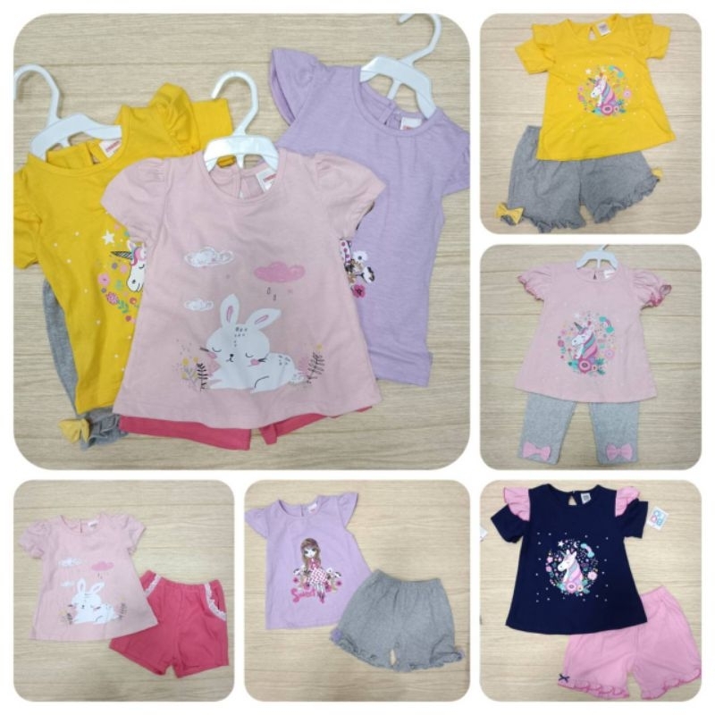 ❤️ชุดเด็กหญิง ผ้าคอตตอน นิ่ม ใส่สบาย Gymboree BNO งานส่งออกต่างประเทศ