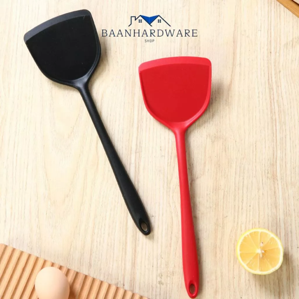 ตะหลิว ซิลิโคน ทนความร้อน Spatula ชุดเครื่องครัว ทัพพี ซิลิโคน ทนความร้อน
