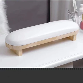 Nail.World หมอนรองมือเพ้นท์เล็บ แท่นรองมือ ฐานไม้รองมือทำเล็บ หมอนรองมือ หมอนรองแขน หนัง Pu แบบนิ่ม สําหรับร้านทําเล็บ