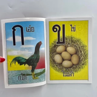 corcai หนังสือ แบบเรียน ก.ไก่ อนุบาล พร้อมภาพ สีสันสดใส ทั้งเล่ม สินค้าพร้อมส่ง