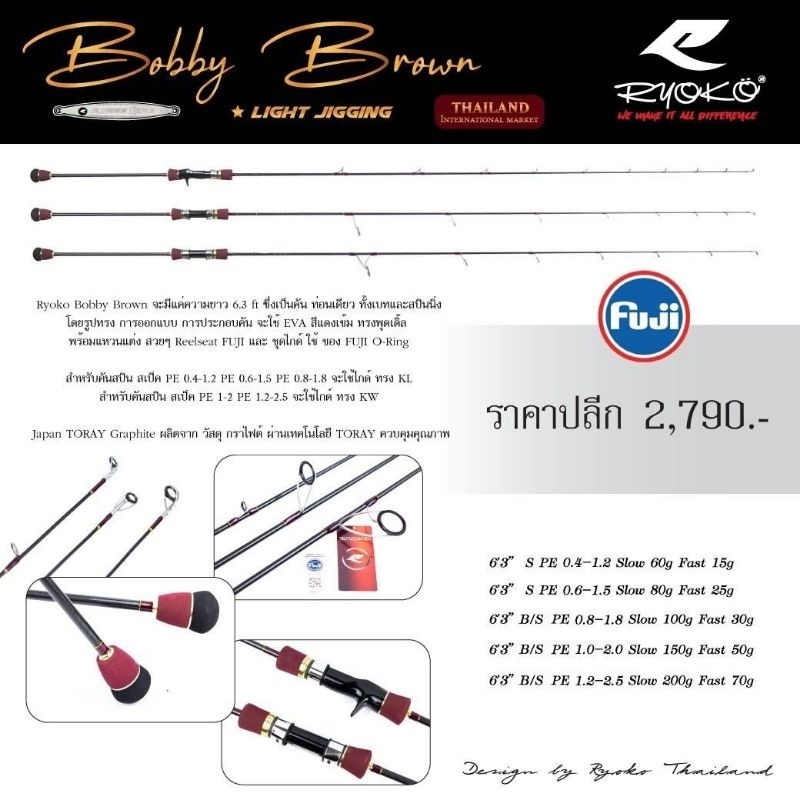 คันจิ๊กกิ้ง Ryoko Bobby Brown  2024 รุ่นใหม่ล่าสุด           เรียวโกะ  บ้อปบี้ บราวน์