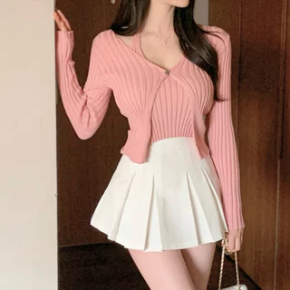 พลีสสั้น กระโปรงเทนนิส งานผ้าCustomสไตล์เกาหลี🇰🇷เวียดนาม🎀 น่ารักแต่งตัวง่าย ฟีลลูกคุณหนู มีซับในตัว พร้อมส่งจากไทย