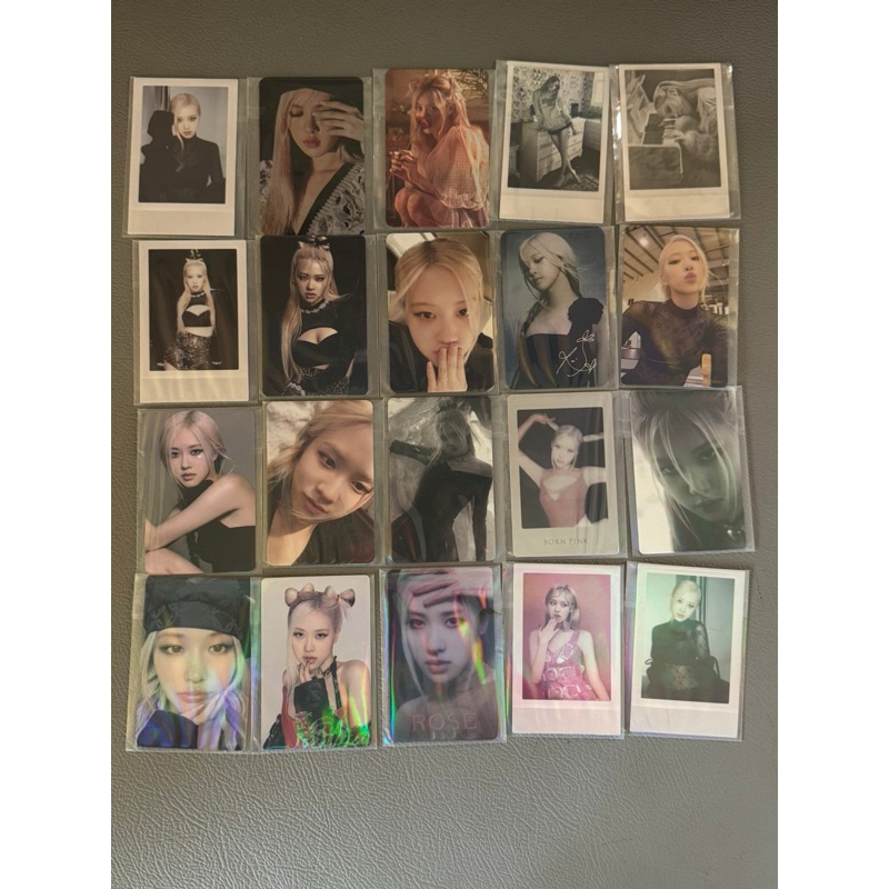 [พร้อมส่ง ] การ์ด Rośe Blackpink