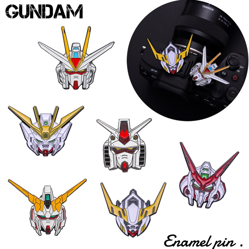 เข็มกลัด GUNDUM 11 กันดั้ม gundum กันดัม หุ่น หุ่นยนต์ อนิเมะ กันพลา โมเดล กัน ดั้ม gun dum หมวก กระเป๋า เสื้อ หุ่น ยนต์