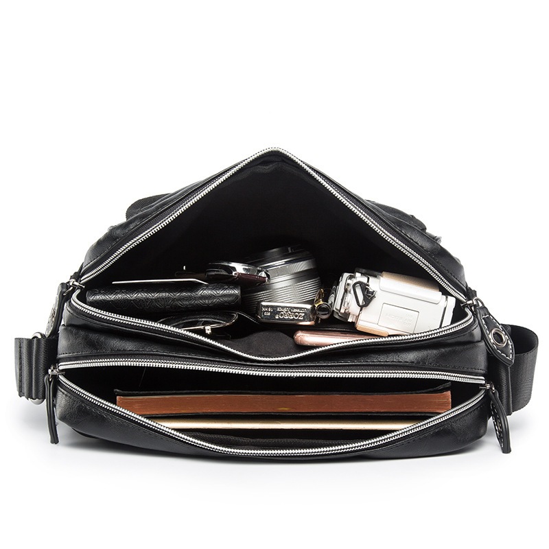กระเป๋าสะพายข้าง หล่อเท่ห์ Handsome Crossbody bag ผู้ชาย กระเป๋าสะพายพาดลำตัว รุ่น W1015