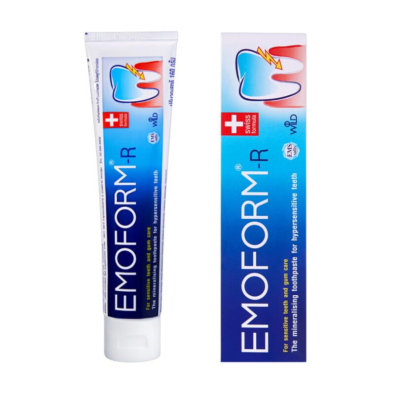 อีโมฟอร์ม ยาสีฟันลดเสียวฟัน สูตร R รสมิ้นท์ Emoform toothpaste 100 กรัม