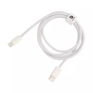 สายชาร์จ Blue Box USB-C to Lightning 27W 1 เมตร Knitting White by Banana IT