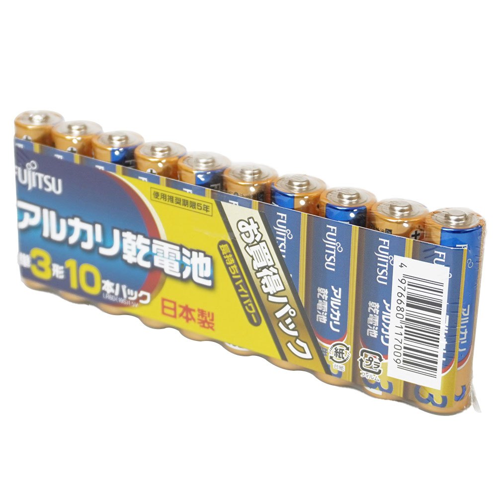 Astro Products ถ่าน AA Fujitsu LR6D 10ก้อน ญี่ปุ่น / Fujitsu LR6D　Alkaline Battery AA 10pcs