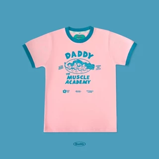DADDY | Daddy Family 2024 T-shirt เสื้อยืดลาย daddy family มี 2 สี โทนฟ้าสุดเท่ห์และชมพูแสนน่ารัก