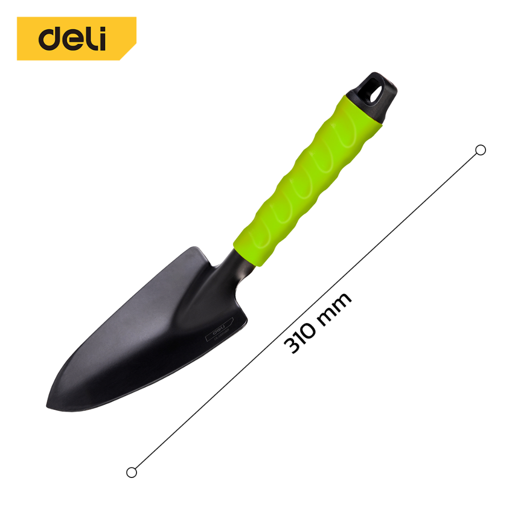 Deli พลั่ว ที่พรวนดิน สวน ช้อนพรวนดิน พลั่วพรวนดิน พลั่วอเนกประสง อุปกรณ์ทำสวน เครื่องมือทำสวน Gardening Shovel - รูปที่ 5
