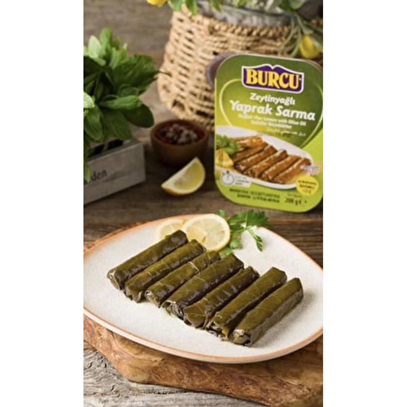 Burcu Zeytinyağlı Yaprak Sarma 200 g / ใบองุ่นห่อข้าว