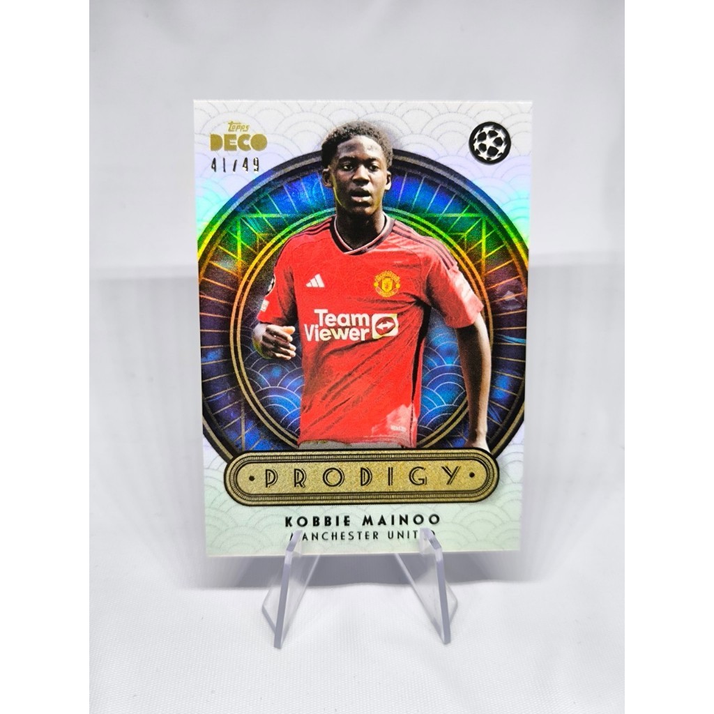 Topps Deco Kobbie Mainoo 41/49 Manchester United Prodigy 2022-23