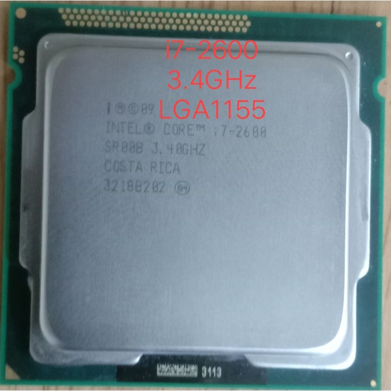 CPU Intel core i7-2600  3.4GHz 1155***ราคาถูก