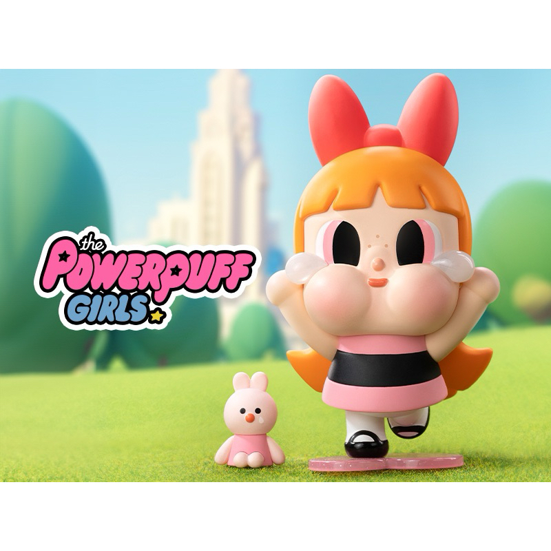 ‼️มีของ พร้อมส่ง 🚚 ยกกล่อง 📦  Pop Mart CRYBABY × Powerpuff Girls Series แท้💯