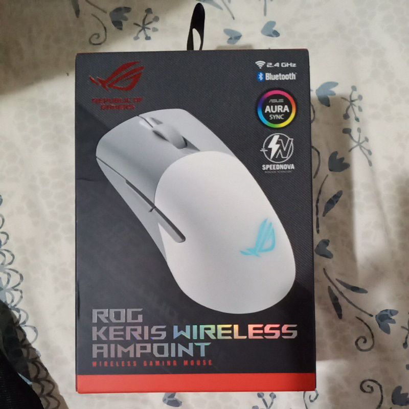เมาส์  Rog keris wireless aimpoint p709 มือหนึ่ง(ของแถมจาก advice it )
