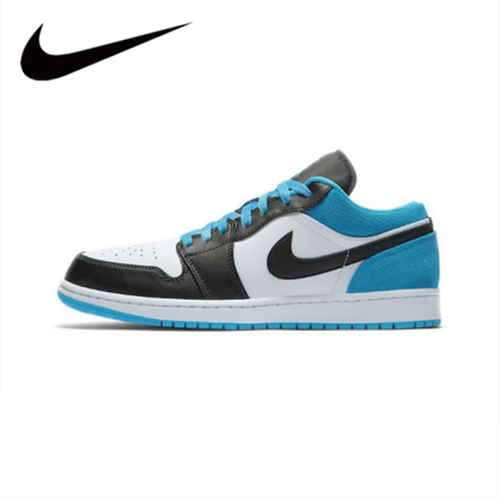 Jordan Air Jordan 1 low laser blue ของแท้ 100% ไนกี้ รองเท้าผ้าใบ