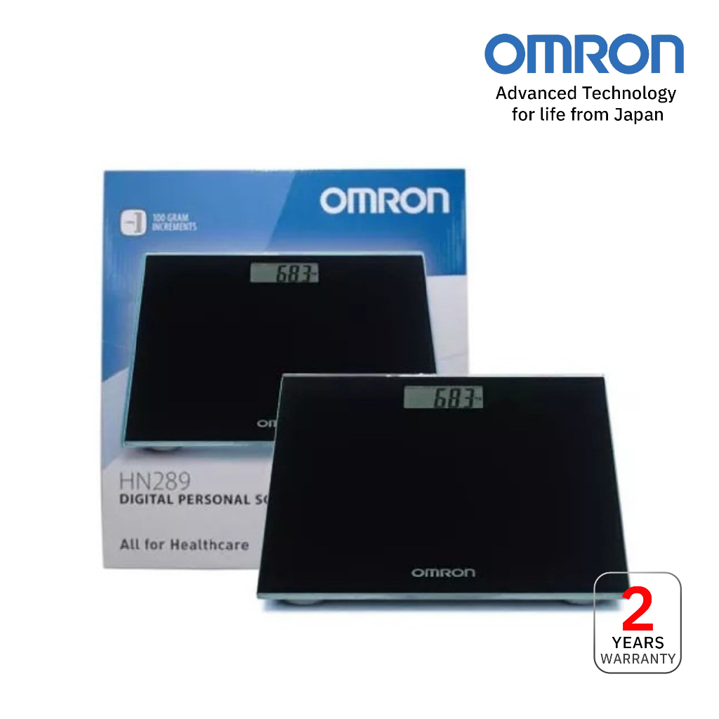 Omron HN-289 เครื่องชั่งน้ำหนักดิจิตอล รุ่น HN-289 ( มิดไนท์แบล็ค )