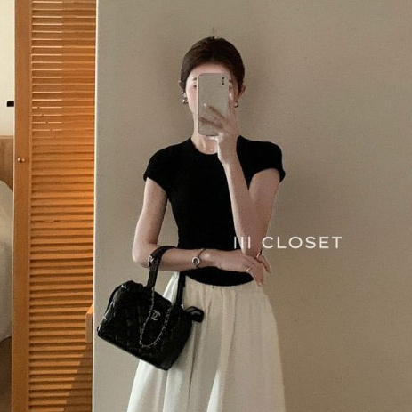 เสื้อครอป lll Freesize lll BA050 เสื้อยืด เสื้อครอป คอกลม แขนกุด งานผ้าเรย่อน ผ้านิ่ม ใส่สบาย ไม่ร้อน