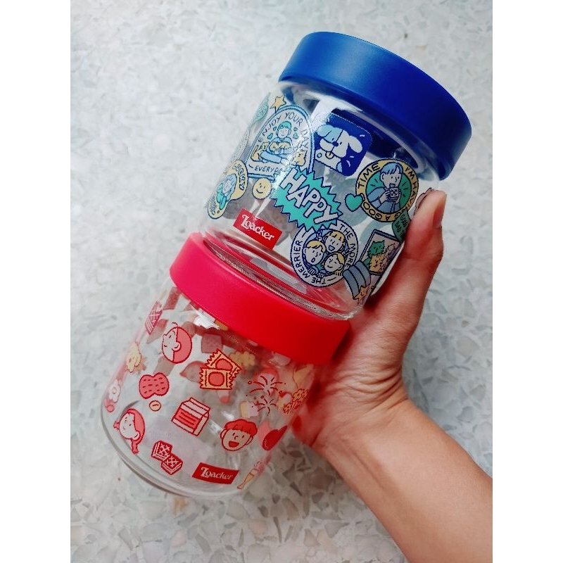 ✨ของพรีเมี่ยม✨ขวดโหลแก้ว Stax Jar Loacker "Glass Jar Sundae Kids"