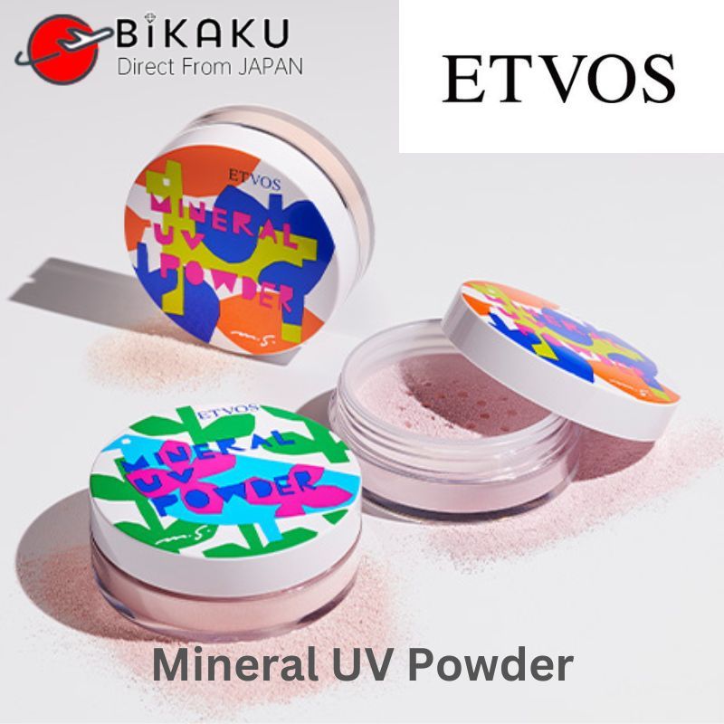 🇯🇵【Limited of Japan 】ETVOS Mineral UV powder 5g SPF50  PA++++ Concealing pores / MINERAL UV VEIL UV / MINERAL UV BODY POWDER / Setting Hydrating / makeup  / beauty