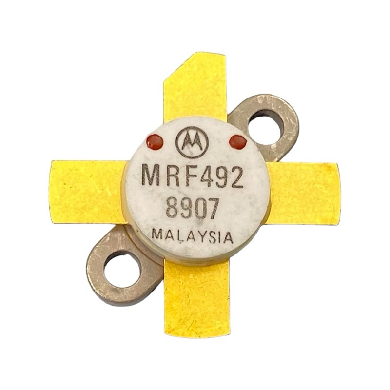 MRF492 Motorola NPN ซิลิคอน RF ทรานซิสเตอร์ VHF 50 MHz 70W 12.5V (NOS)