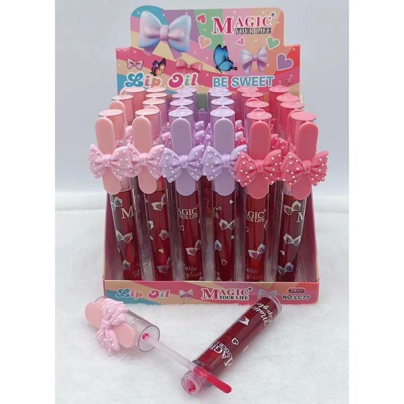 แท่งละ14บาท no.LC77 ลิปติ้น แท่งใหญ่ยาว สุดตุ้มทาได้ทั้งทา แก้ม ปาก สีสวย ติดทนนาน