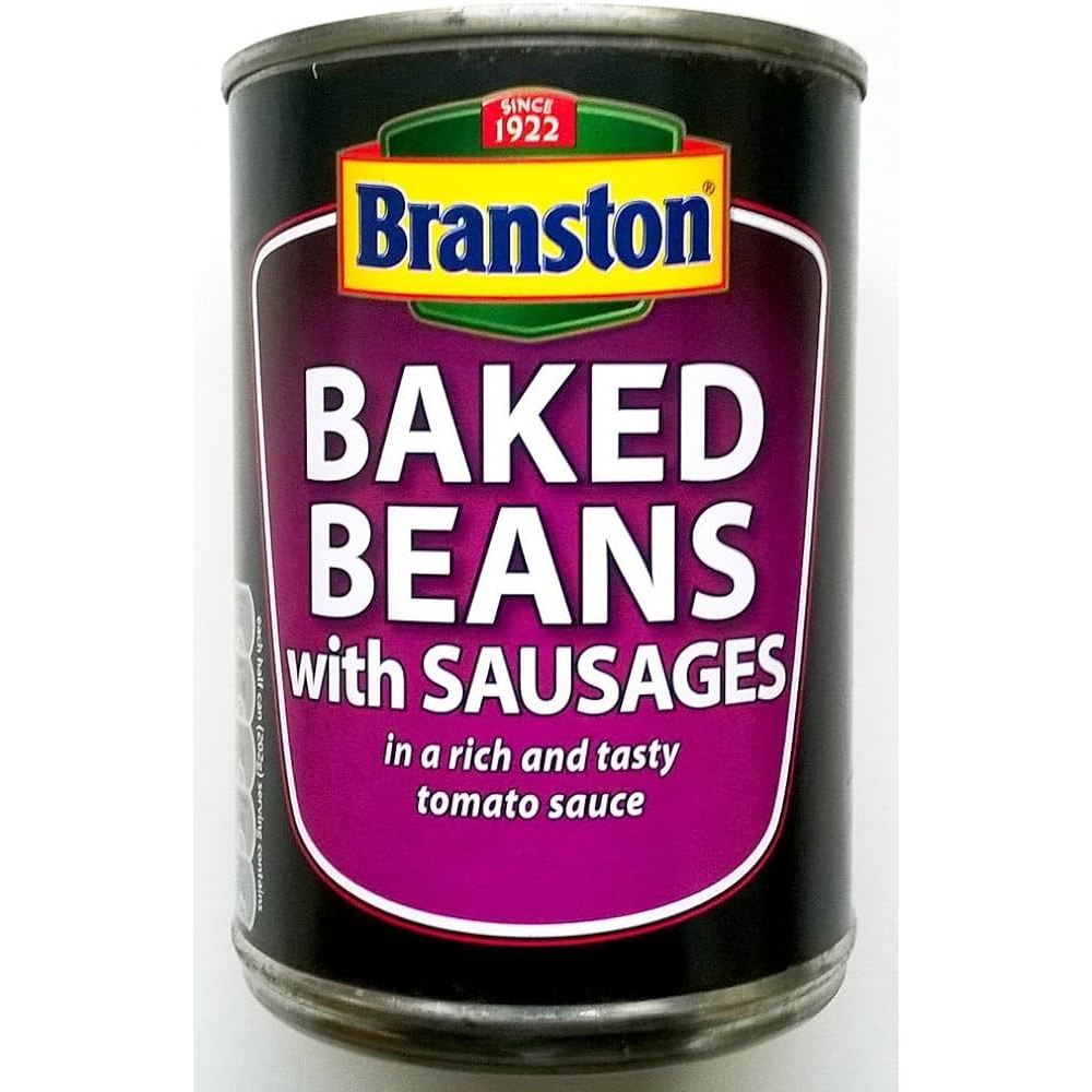 BRANSTON Baked Beans & Sausages 405g