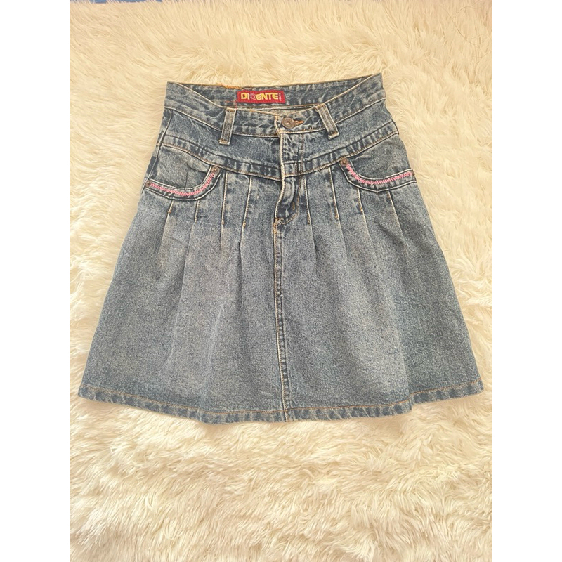 กระโปรงยีนส์ Y2K size XS,S