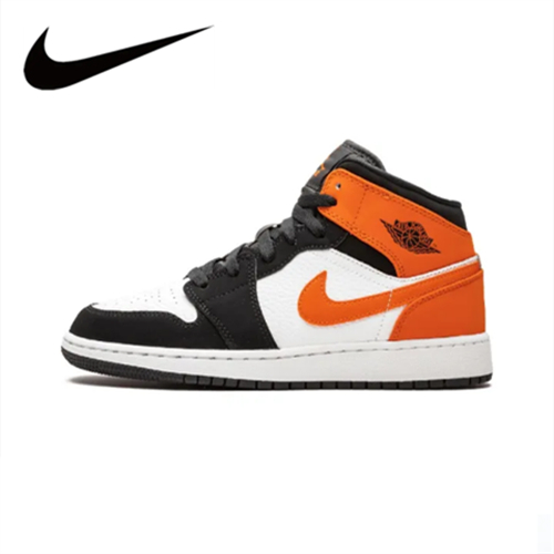 Jordan Air Jordan 1 mid shattered backboard ของแท้ 100% ไนกี้ รองเท้าผ้าใบ รองเท้าผู้ชาย รองเท้าผู้ห