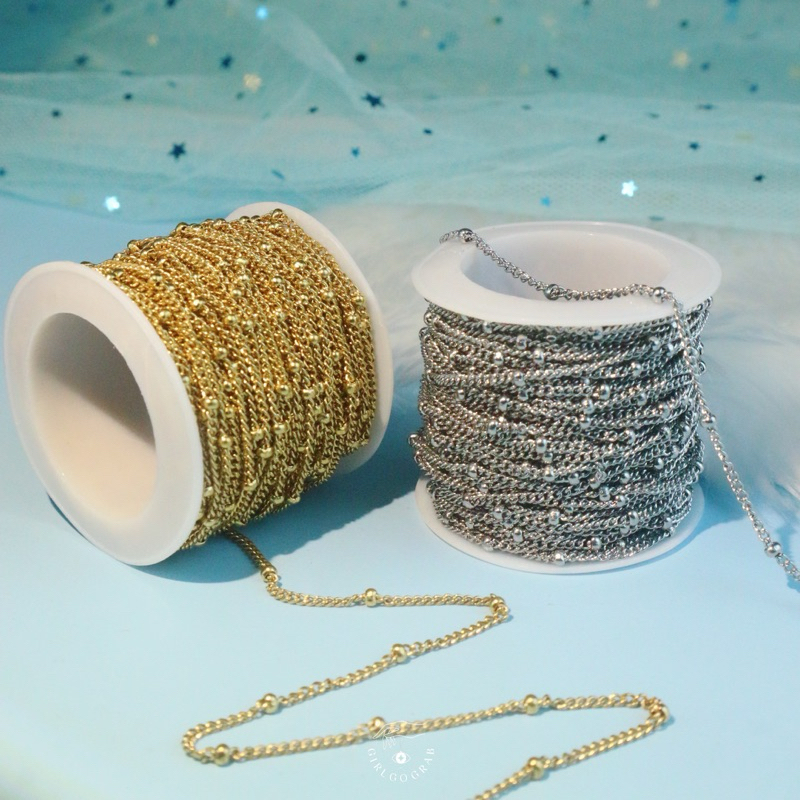 สร้อยเปล่า งานสแตนเลสสำหรับ Diy ทำเครื่องประดับ