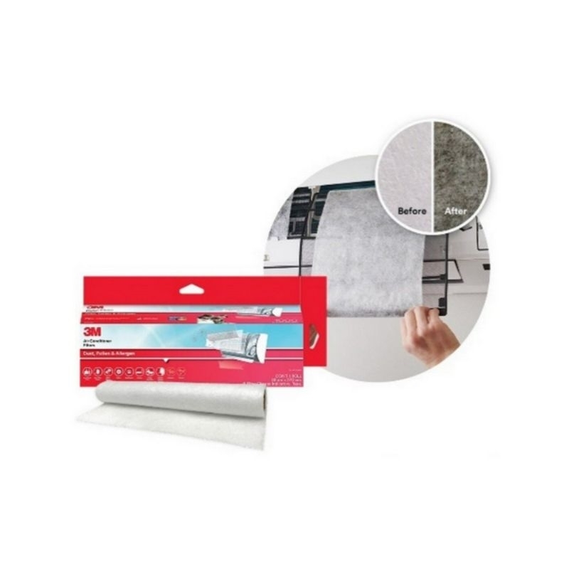 3M รุ่น 9808 แผ่นดักจับฝุ่นในอากาศ ขนาด 380 X 2700 มม. (ชนิดม้วน) ของแท้100%