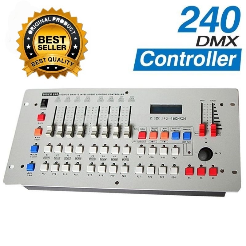 🚀NEW UPGRAD🚀DMX 512 Controller บอร์ดคุมไฟเวทีคุณภาพสูง คอนโซล240ช่องแสงสินค้าส่งจากไทยรับประกัน1ปี