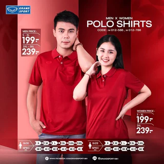 GRAND SPORT เสื้อคอปกหญิงสีล้วน รหัส : 012786