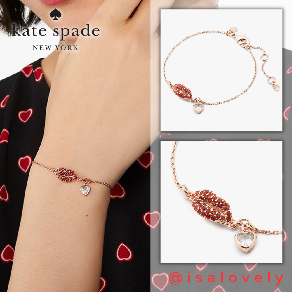 📌Isa Lovely Shop📌  Kate spade Kiss Kiss Bracelet KG156