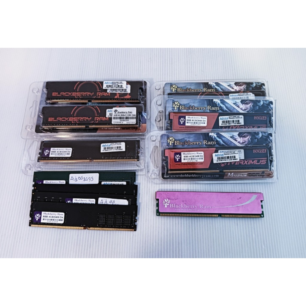 RAM DDR4(2400) 4GB-8GB BLACKBERRY MAXIMUS