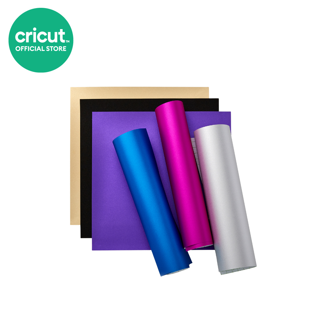 Cricut Premium Vinyl Permanent Shimmer Sampler Royalty รูปที่ 2
