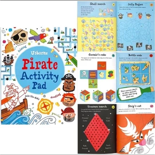 Usborne หนังสือกิจกรรม Activity book Doodle book ฝึกวาดรูป โยงเส้น จับคู่ภาพ ระบายสี