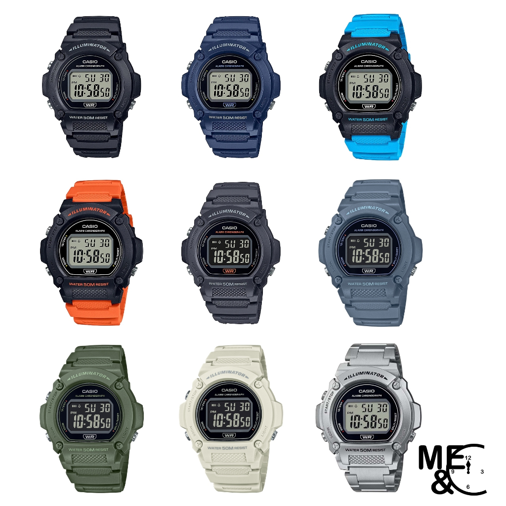 CASIO W-219H SERIES ของแท้ ประกัน CMG